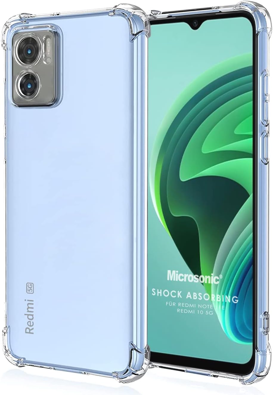 10 5G için Kılıf Absorbing Şeffaf [ 10 5G ile Uyumlu Kılıf - Şeffaf]