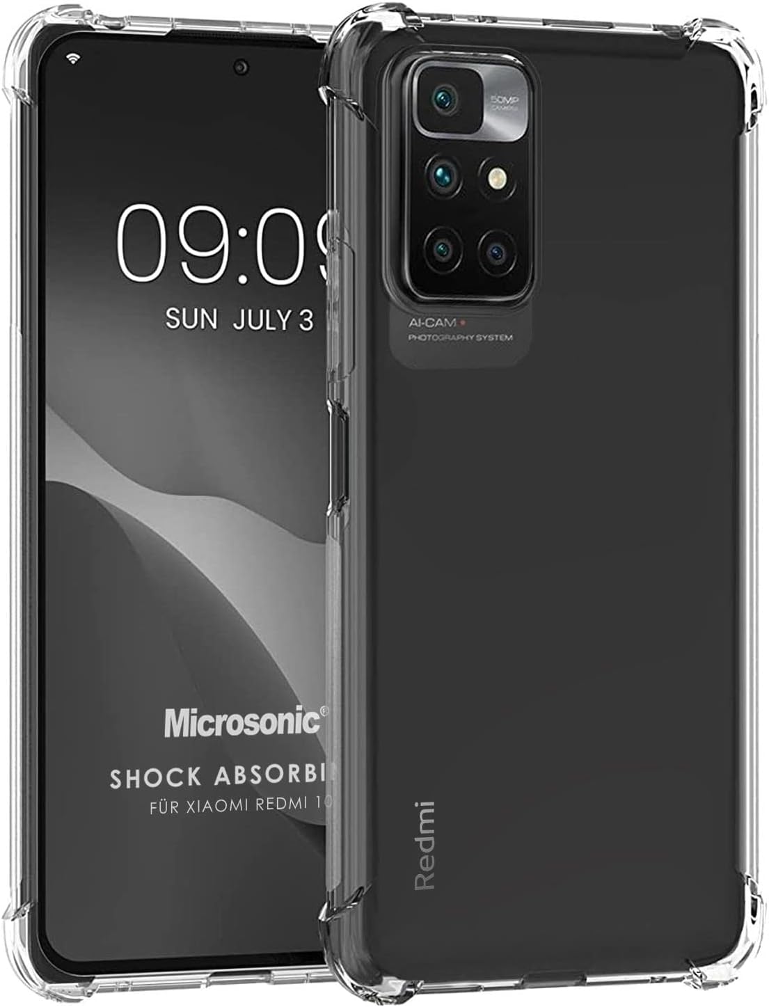 10 için Kılıf Absorbing Şeffaf [ 10 ile Uyumlu Kılıf - Şeffaf]