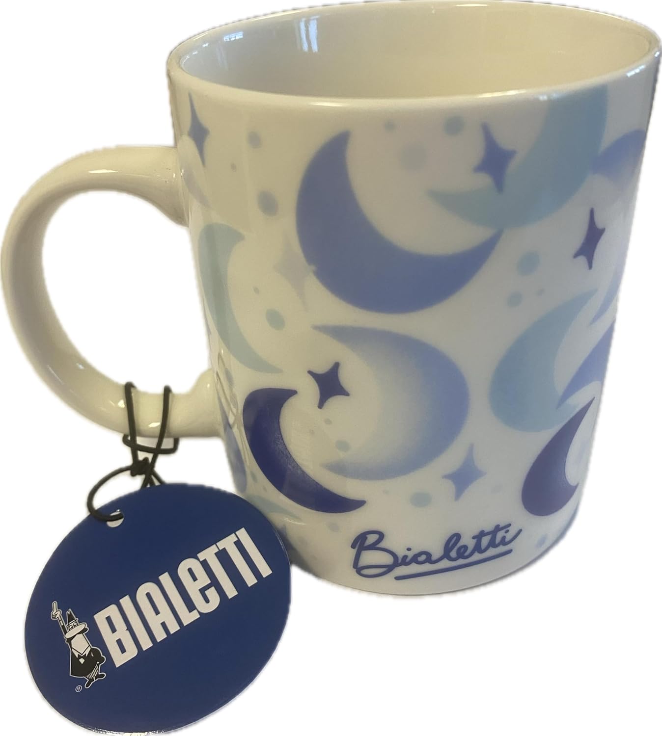 - Desenli Kahve Kupası (Mavi)