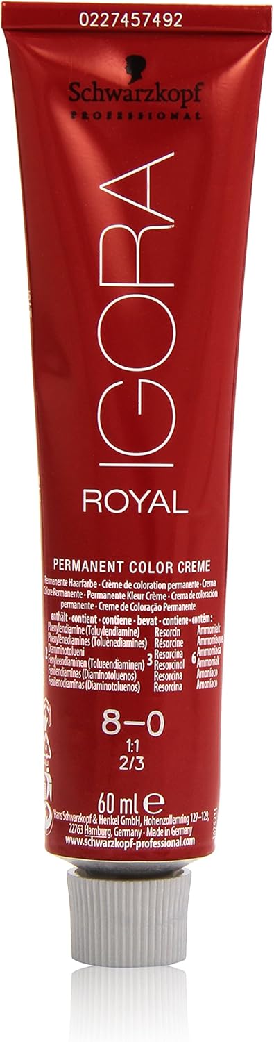 Schwarzkopf Igora Royal Saç Boyası 60ml-No - 8.0 Açık Kumral