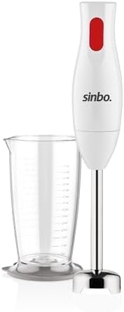 SHB-3102 El Blenderi, 500W Güçlü Motor, Paslanmaz Çelik Bıçaklar, 2 Kademeli Hız, Pratik Mutfak Yardımcısı