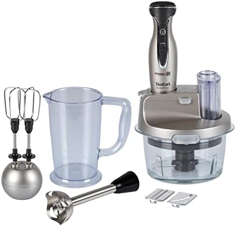 Powelix Activflow Expert 4 Bıçaklı 1500 Watt Cam Hazneli Seti - Gümüş