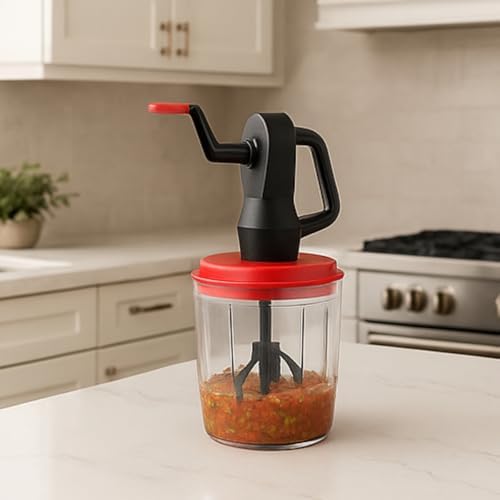 Kollu Hazneli El Mikseri – Manuel El Blenderı, Çırpıcı ve Karıştırıcı Aparatlı, Elektriksiz Kullanım, Pratik Mutfak Mikseri