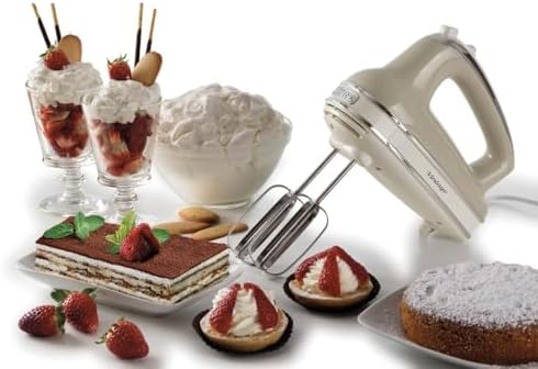 Ariete El Mikseri Bej 1548/03-450 Watt, 5 Hız, Çırpma ve Yoğurma Başlıkları, Turbo Fonksiyonu