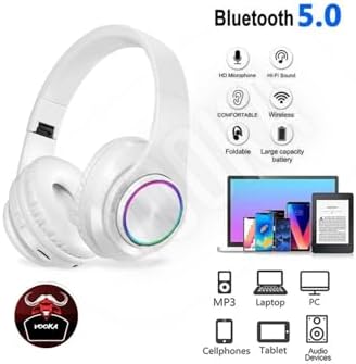 Vooka Togo M39 Bluetooth Kulaküstü Kulaklık Led Işıklı Mikrofonlu Kablosuz Kulak Üstü Kulaklık Uni