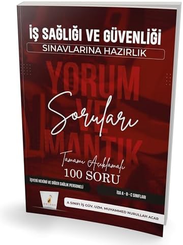 Alternative view of İş Sağlığı ve Güvenliği Sınavlarına Hazırlık İSG Yorum ve Mantık Soruları