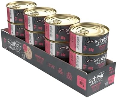 Schesir After Dark Tavuk ile Sığır Paté Yetişkin Kedi Konservesi 80g - Görsel 2
