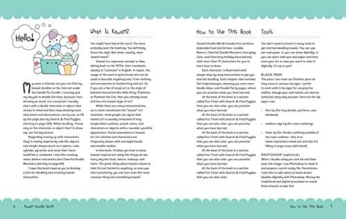 Kawaii Doodle World: Sketching Super-Cute Doodle Scenes with Cuddly Characters, Fun Decorations, Whimsical Patterns, and More: Volume 5