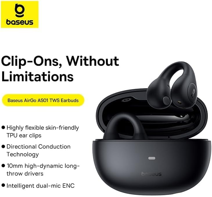 AirGo AS01 Open-Ear TWS Siyah